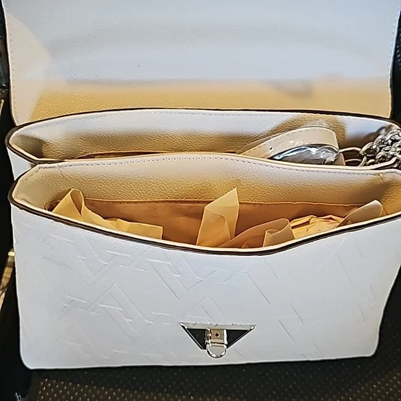 Adrienne Vittadini the AV BORSETTA COLLECTION EMBOSSED TOP HANDLE HANDBAG - Picture 5 of 10